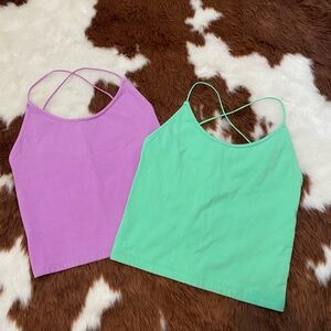 American Eagle Open Back Tanks